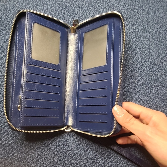 Blue wallet - Picture 3 of 4